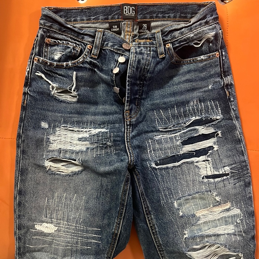 Bdg Patchwork A Distressed Denim - image 1
